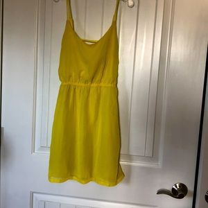 Yellow summer dress size S by Derek Heart